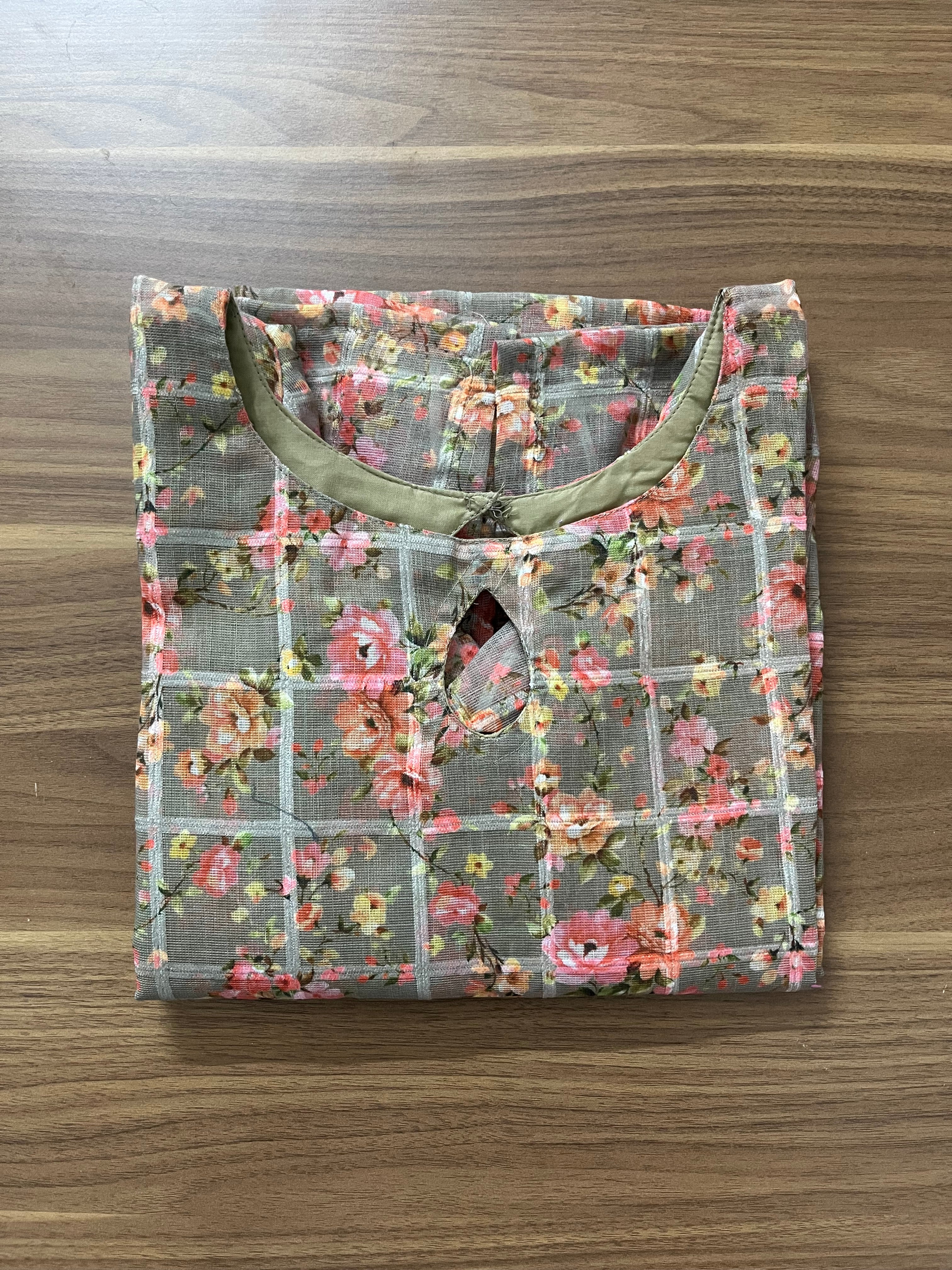AS163 Linen Kurta