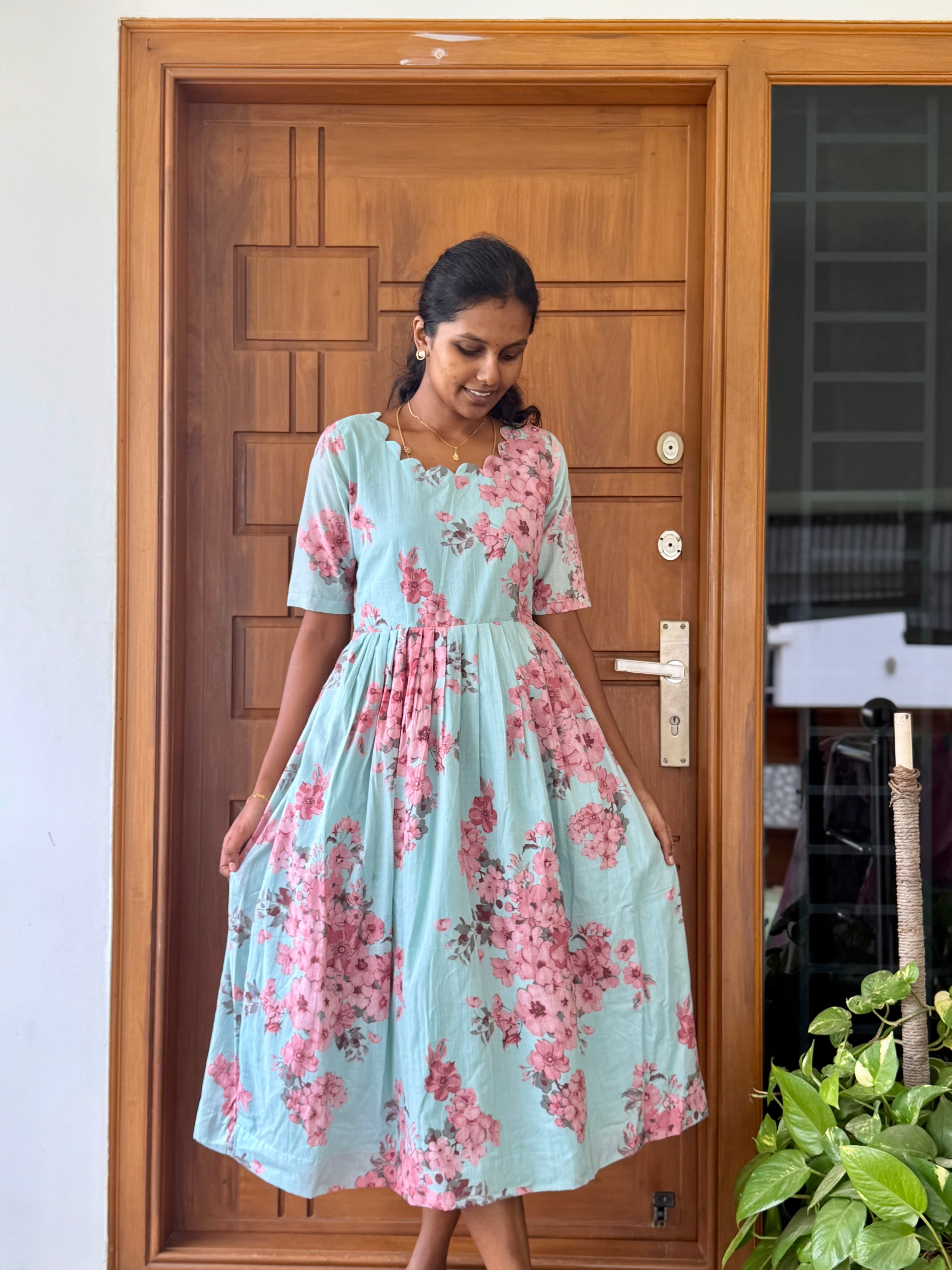T476 Yuvika (Blue) - Dress