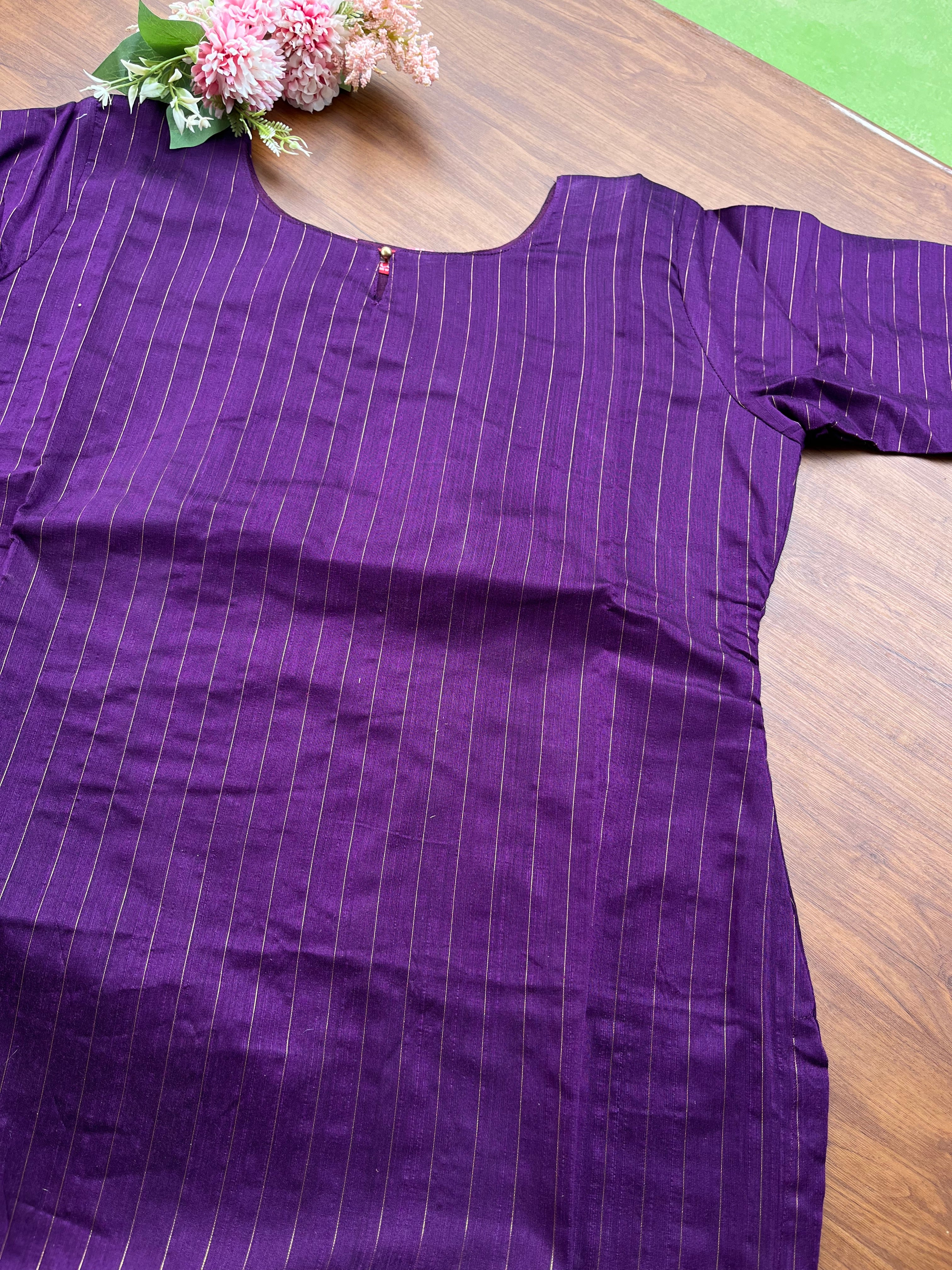 T107 Luxe - Royal Vines Kurta Set (Pre Order 25-30  days)