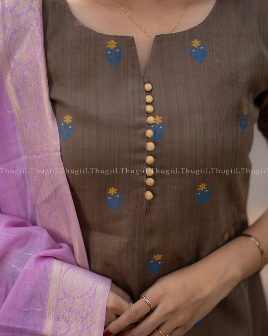 T435  Yamuna - Kurta Set (Top - Dupatta)