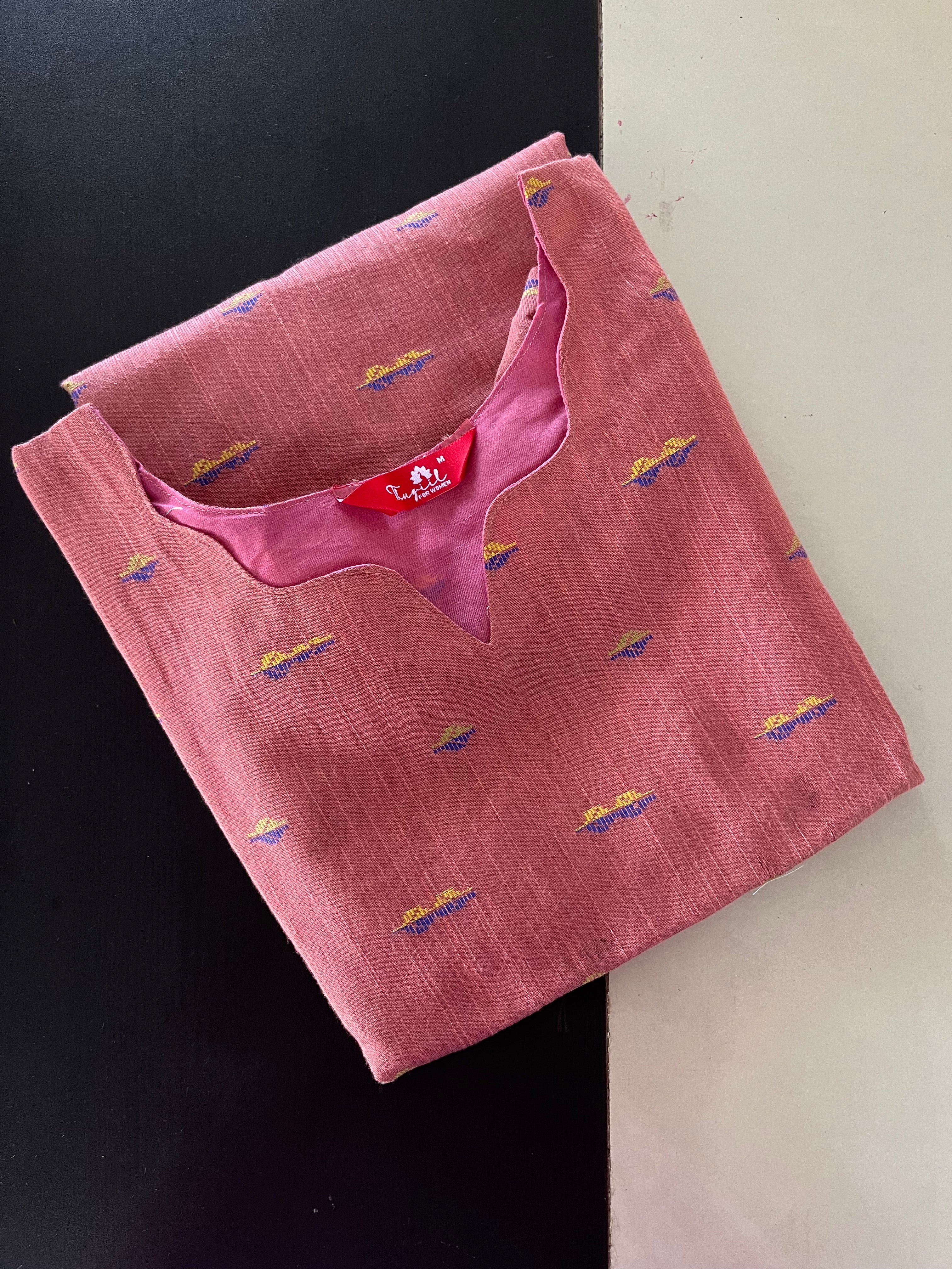 AS078 Slub Silk Kurta