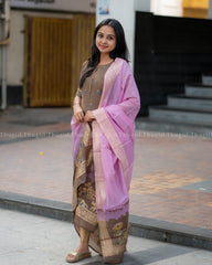 T435  Yamuna - Kurta Set (Top - Dupatta)