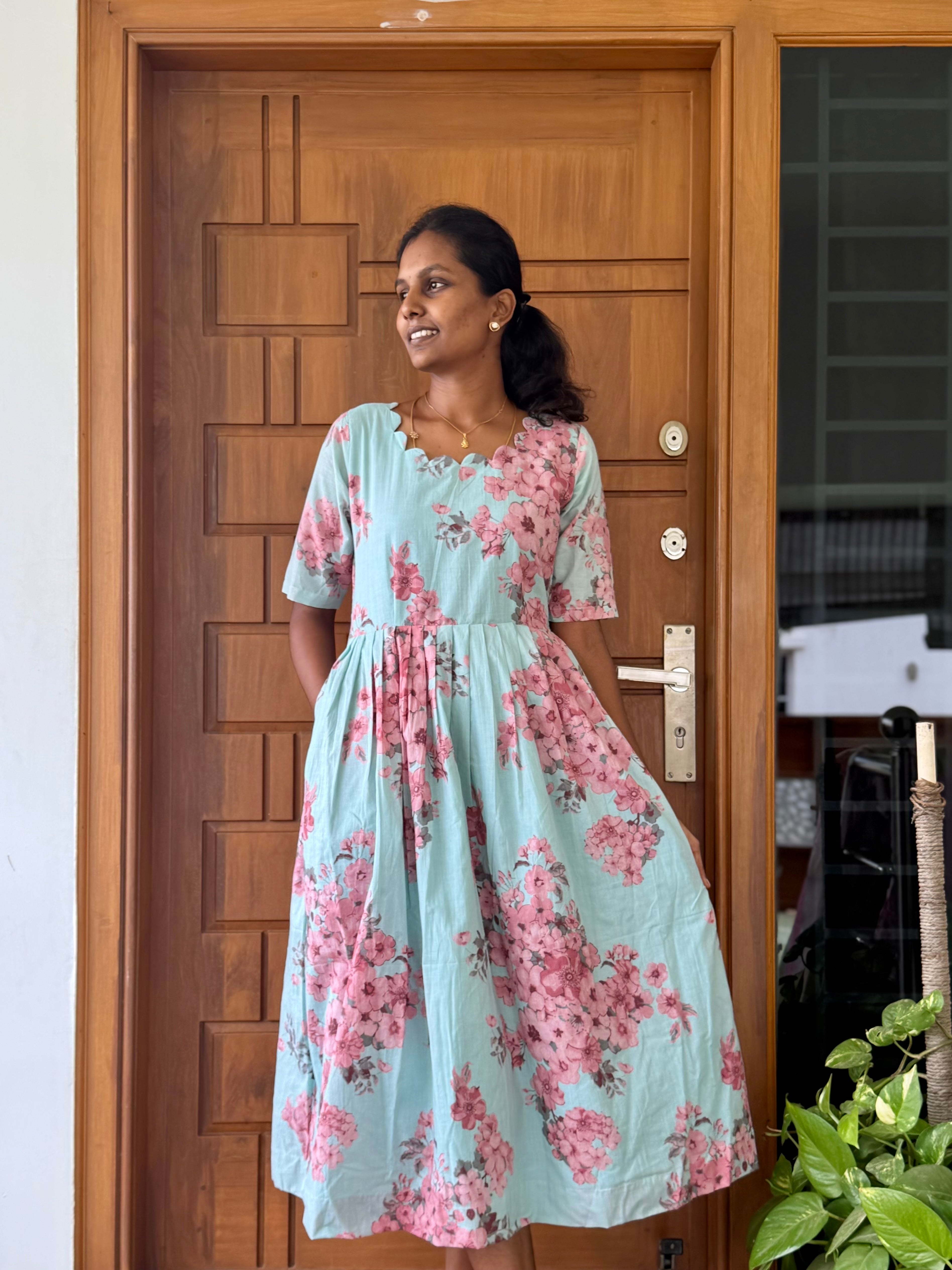T476 Yuvika (Blue) - Dress
