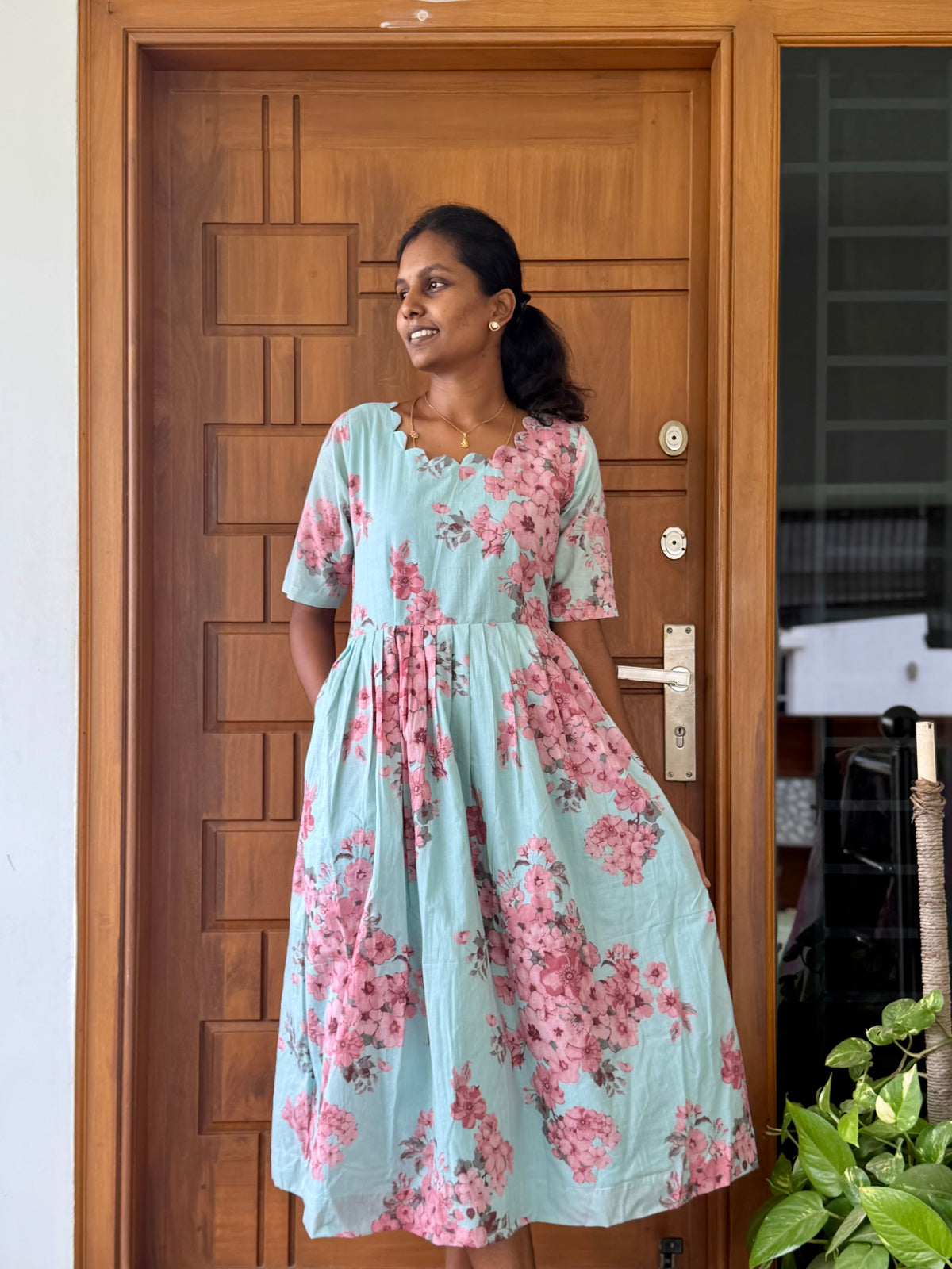 T476 Yuvika (Blue) - Dress