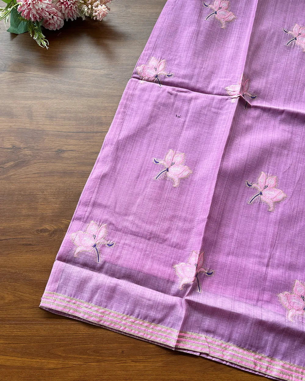 T260 Orchid Blush Kurta Set (Top-Dupatta)
