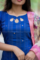T538 Vaishnavi (Blue) - Kurta Set