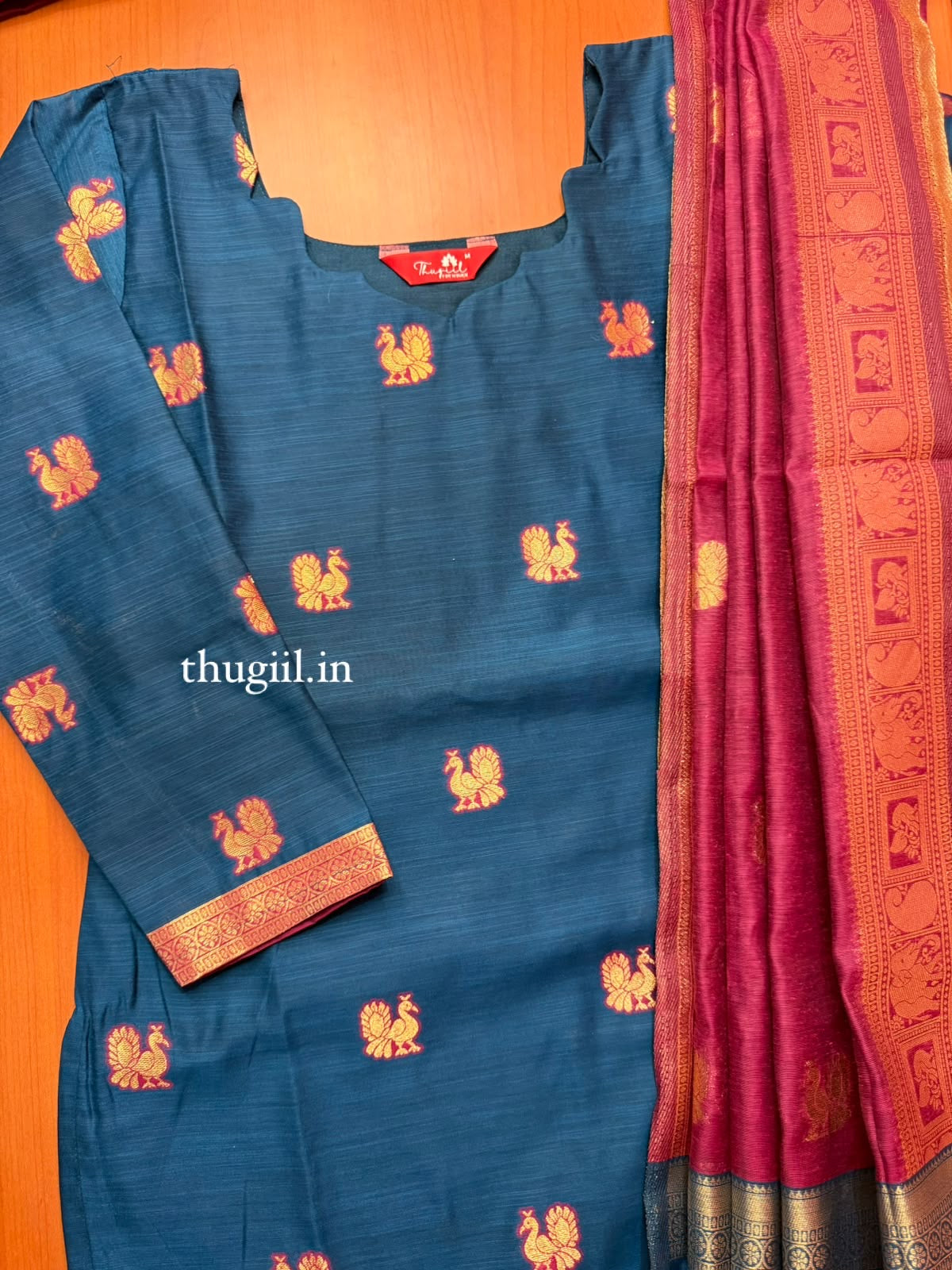 T521 Padmini (Peacock)  - Kurta Set