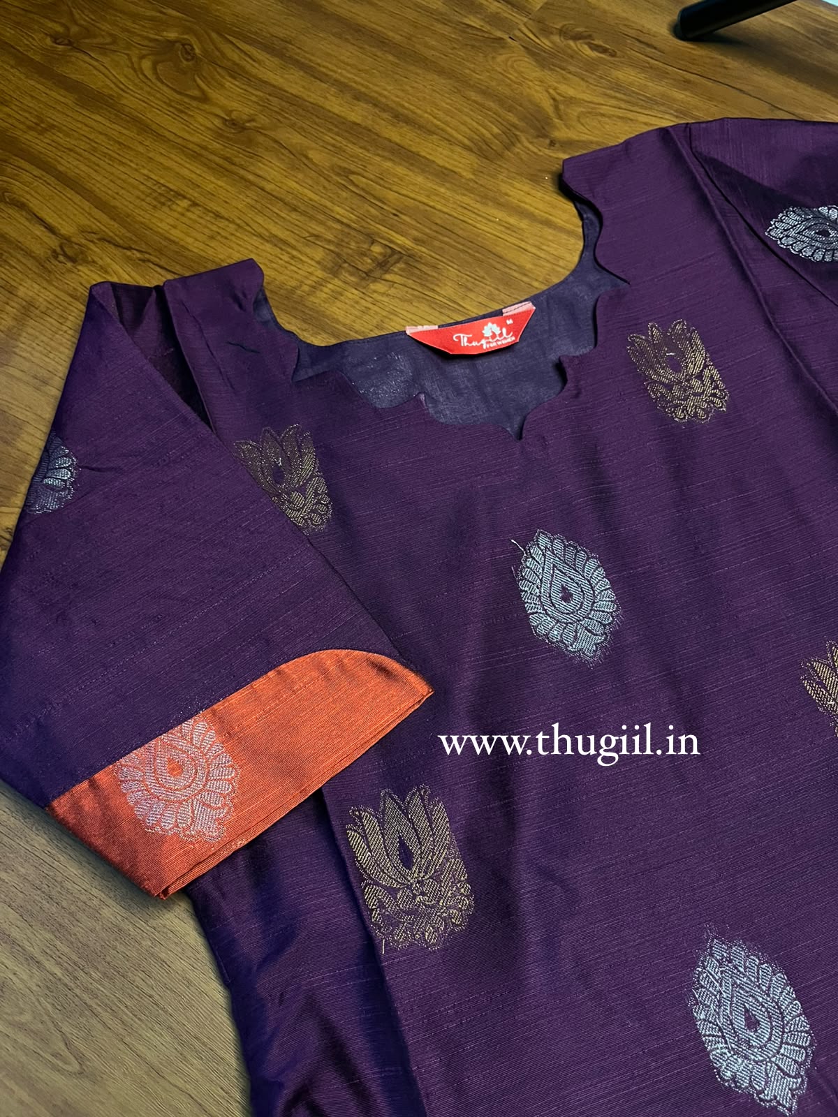 T494 Nandhini (Violet) - Kurta Set