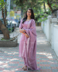 T385 Mathi - Handloom Kurta Set