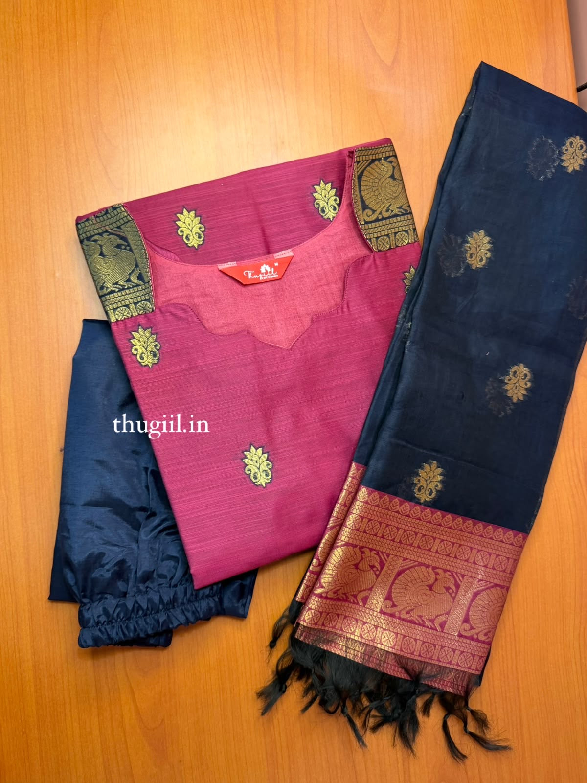 T523 Kanmani (Pink) - Kurta Set
