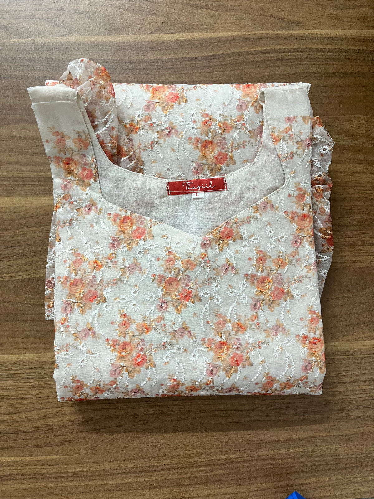 AS154 Organza Kurta
