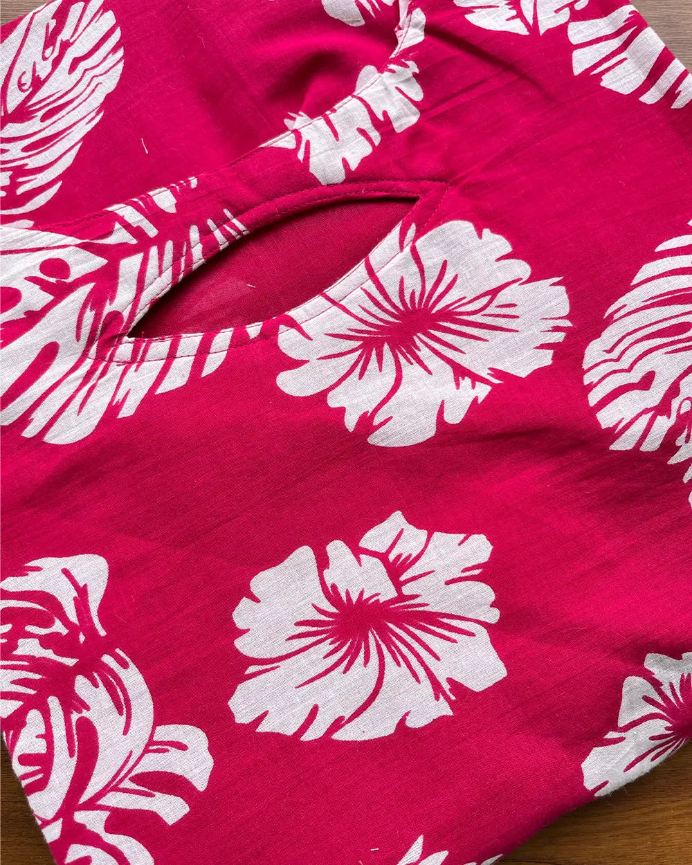 T163 Rani Pink Soft Cotton Kurta