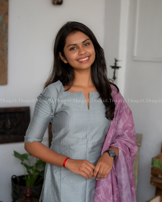T364 Nikita - Kurta Set (Top - Dupatta)