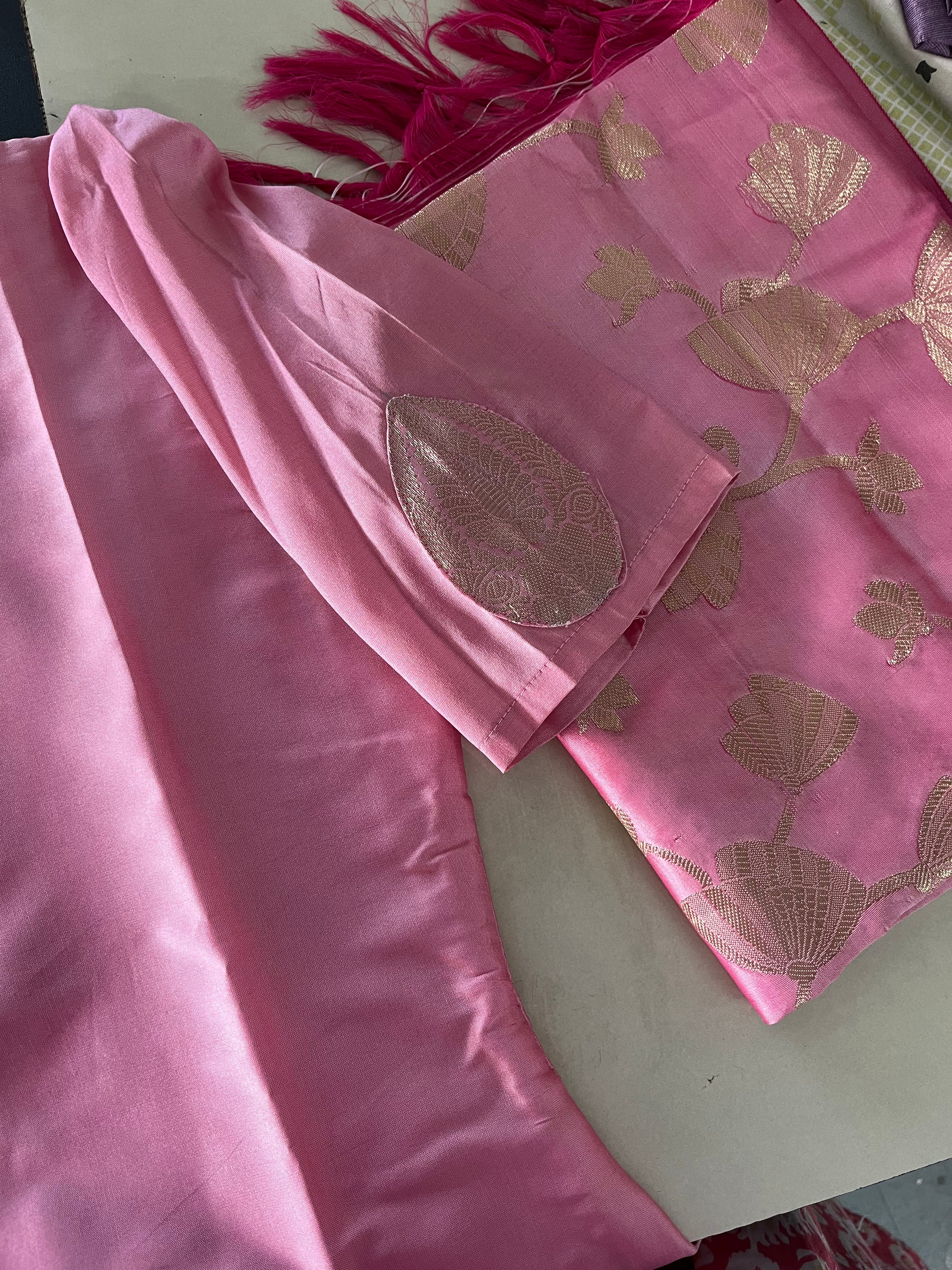 AS009  Silk Kurta Set (Top dupatta)