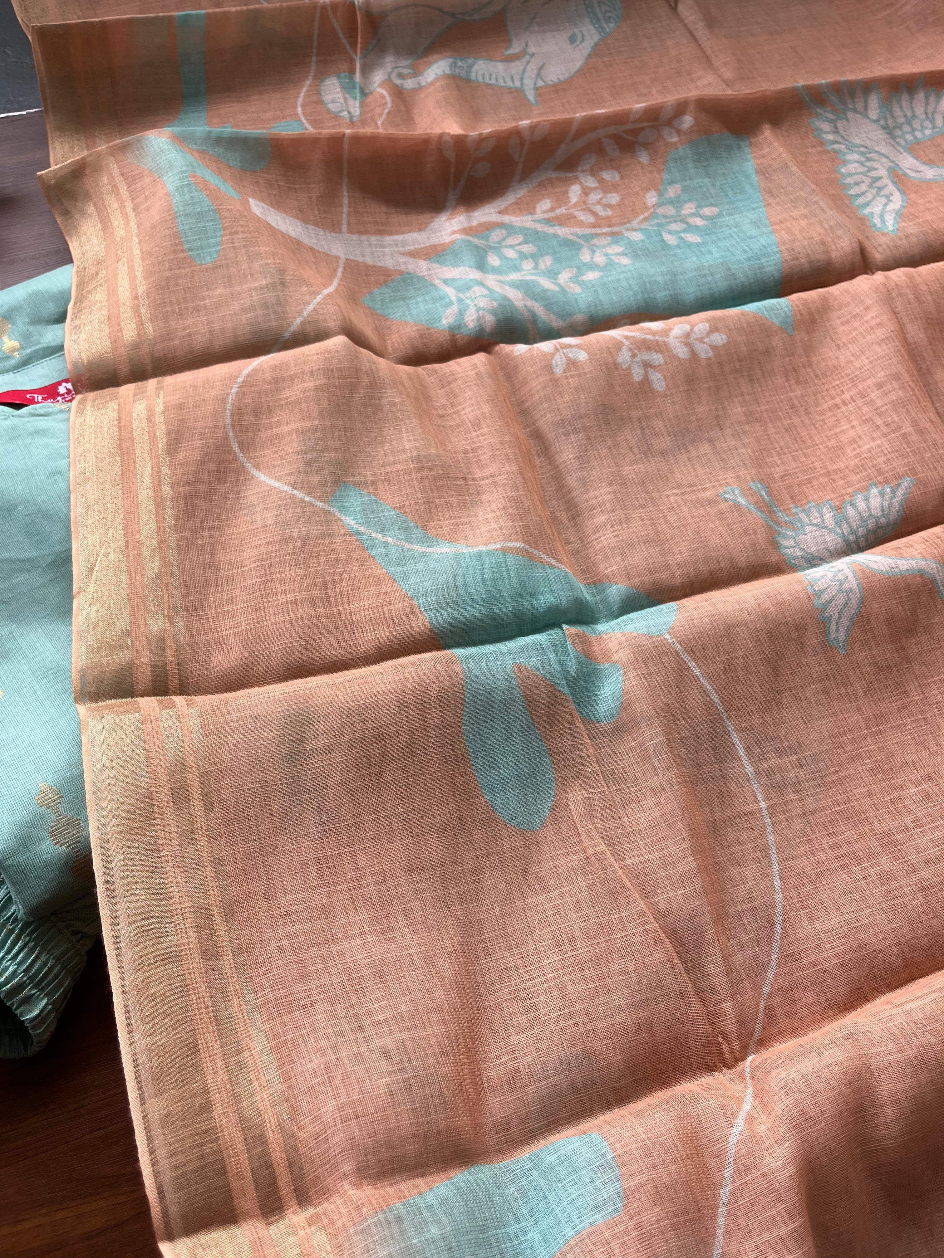 T263 Icy Mint Edit Kurta Set (Pre order 15 days)
