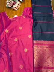 T497 Ezhiloviya (purple ) - Kurta Set