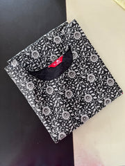 AS052 Floral Cotton Kurta