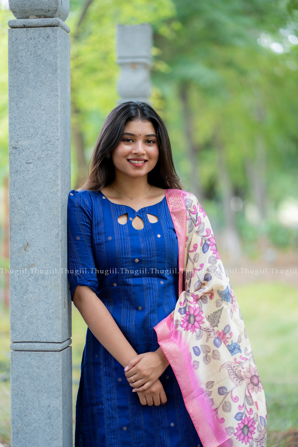 T538 Vaishnavi (Blue) - Kurta Set