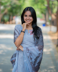 T387 Bavya - Kurta Set (Top-Dupatta)