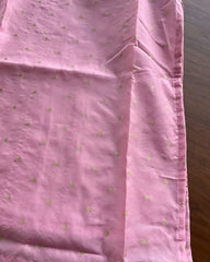 T096 Misty Rose Art Banaras Silk Kurta Set (Top-Dupatta) (Pre Order 10-15 days)