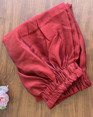 T115 Maroon Banaras Set Silk Kurta set