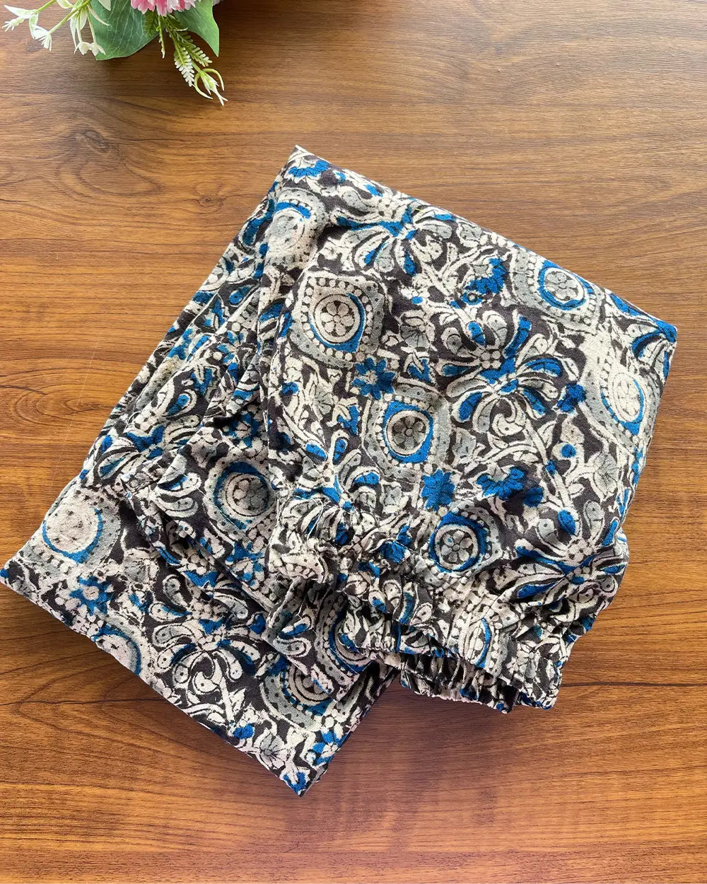 T178 Kalamkari Cotton Kurta Set