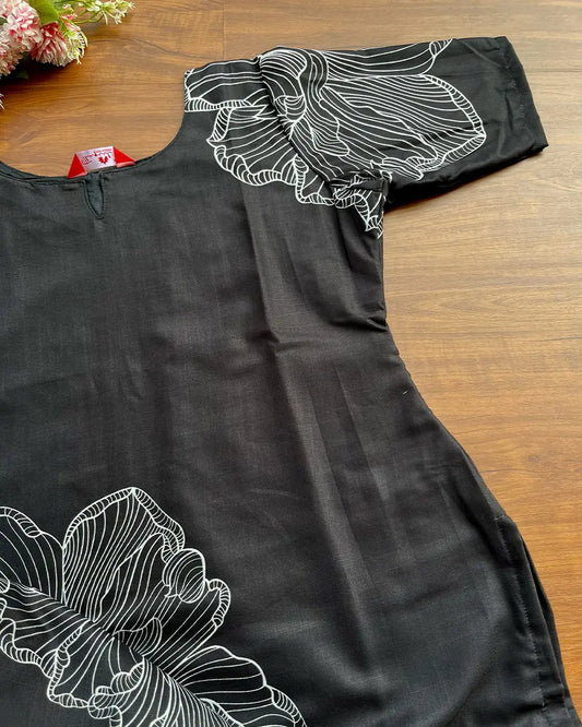 T242 Black Beauty Kurta