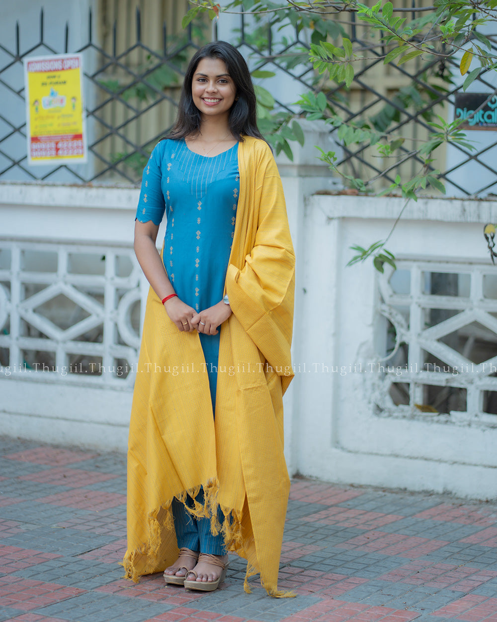 T383 Sindhu - Handloom Kurta Set