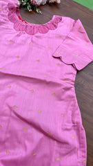 T108 Candy Crush Silk Kurta Set