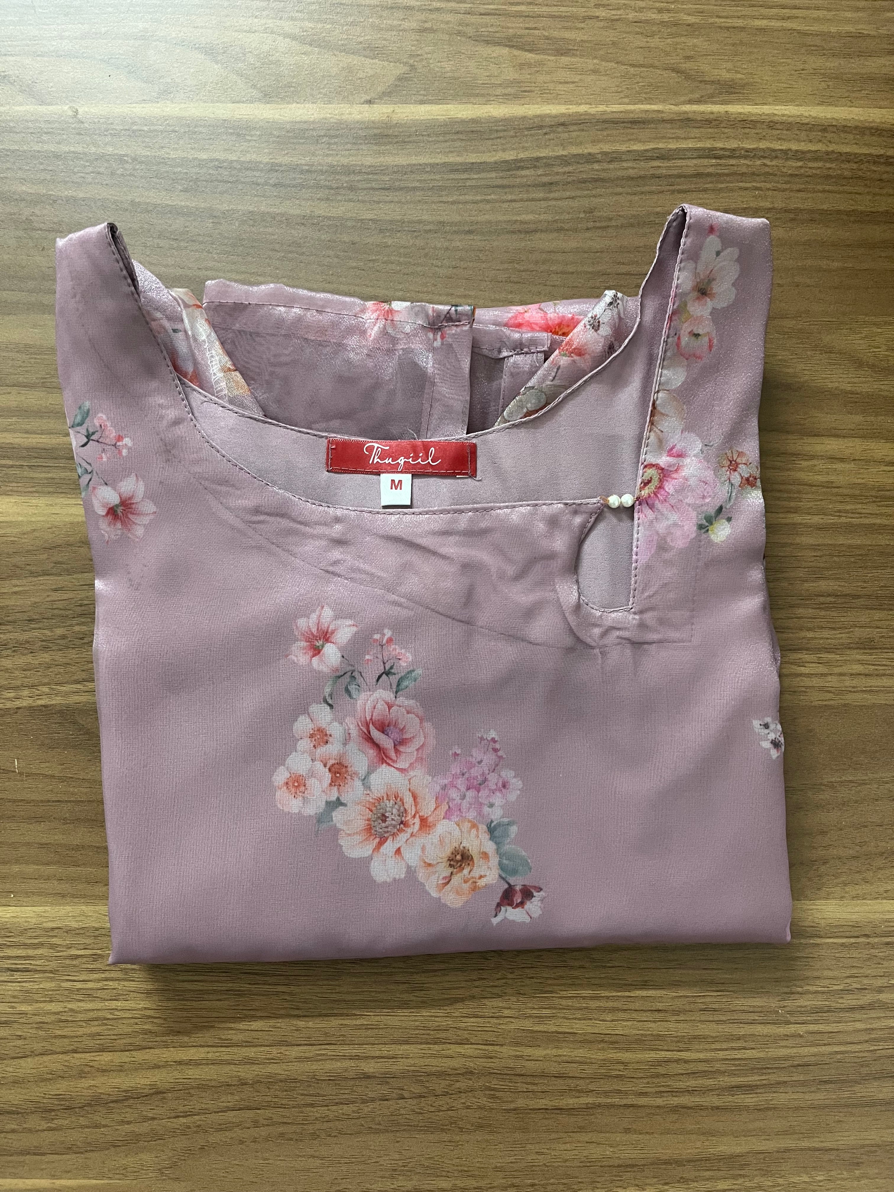 AS156 Organza Kurta