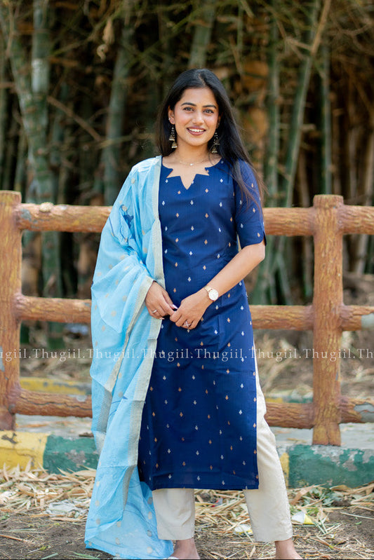 T530 Shalini - Kurta Set (Top-Dupatta)