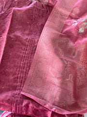 AS069Silk Kurta set (Top dupatta)