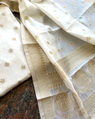 T052 Banaras Silk Kurta Set (Top-Dupatta) PRE ORDER 10-15 days