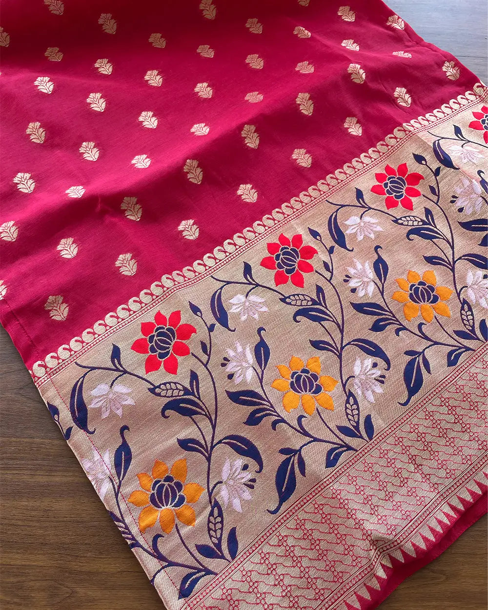 T092 Rani Pink - 2 Banaras Cotton Kurta Set (PRE ORDER 20-25 days)