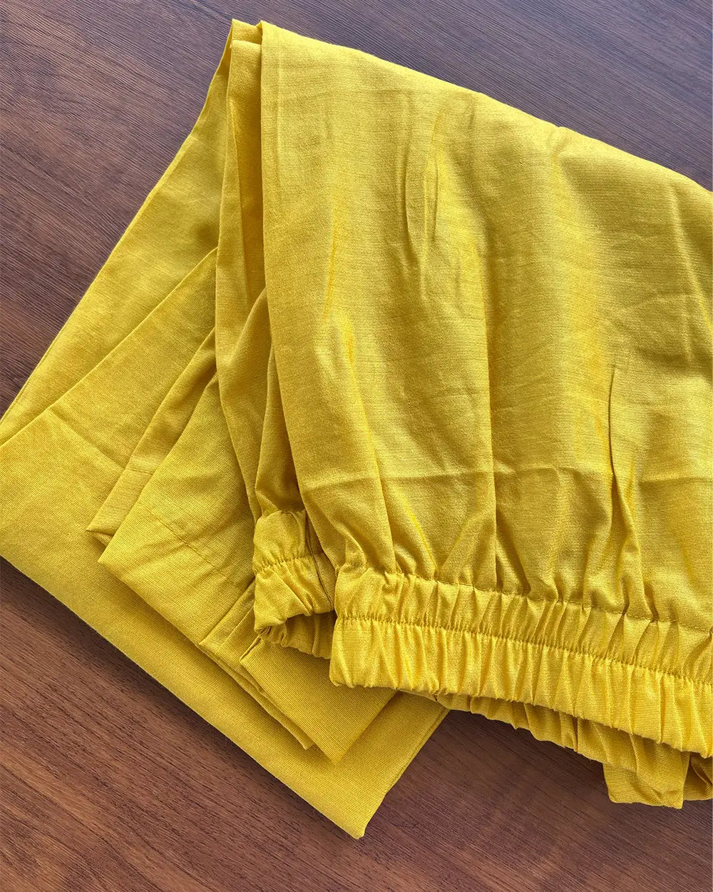 T104 Yellow-Grey Pure Linen Kurta Set (Pre order 15-20 days)