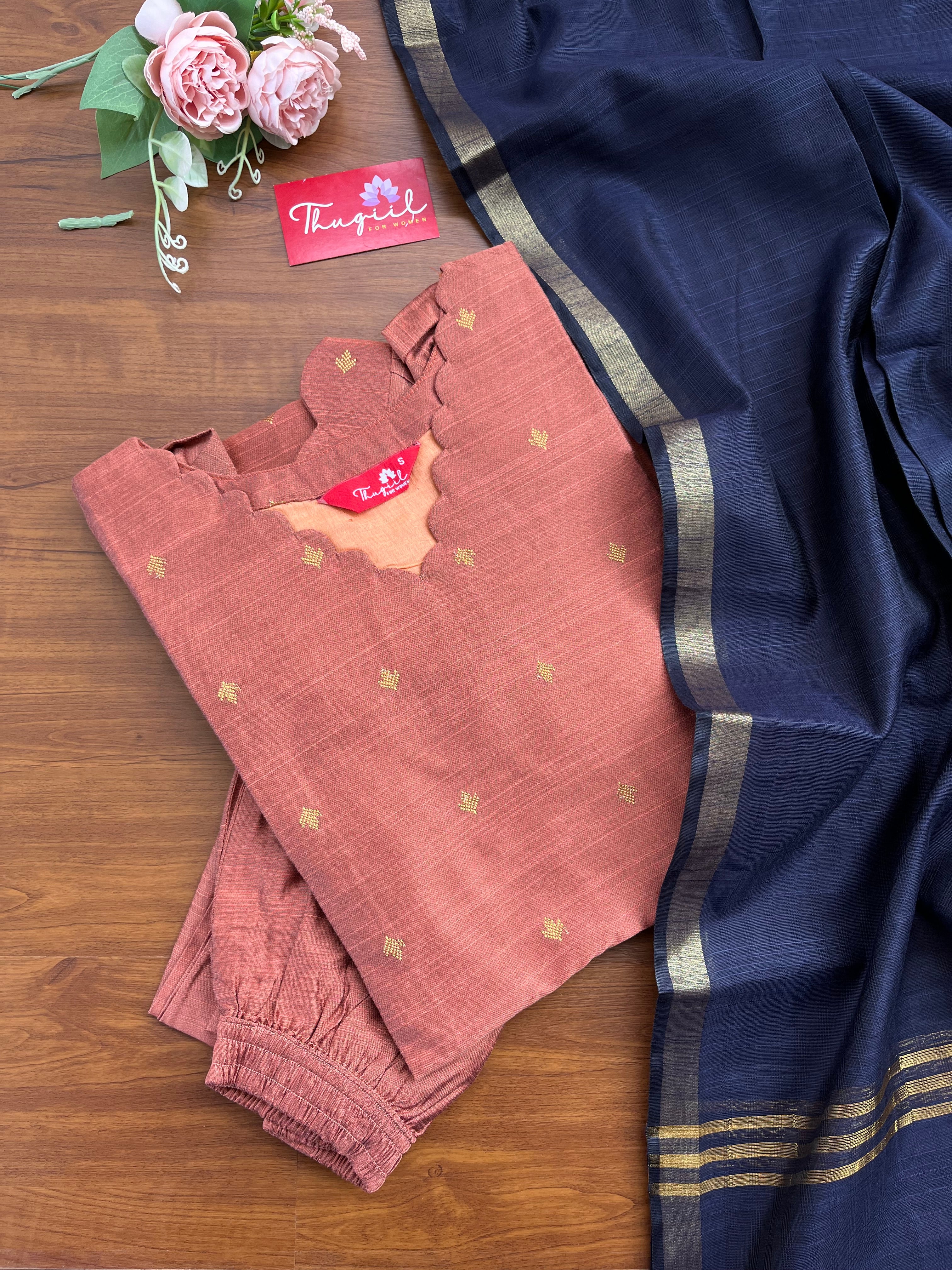 T298 Rustic Radiance Kurta Set