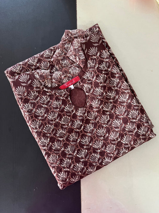 AS031  Organza Kurta