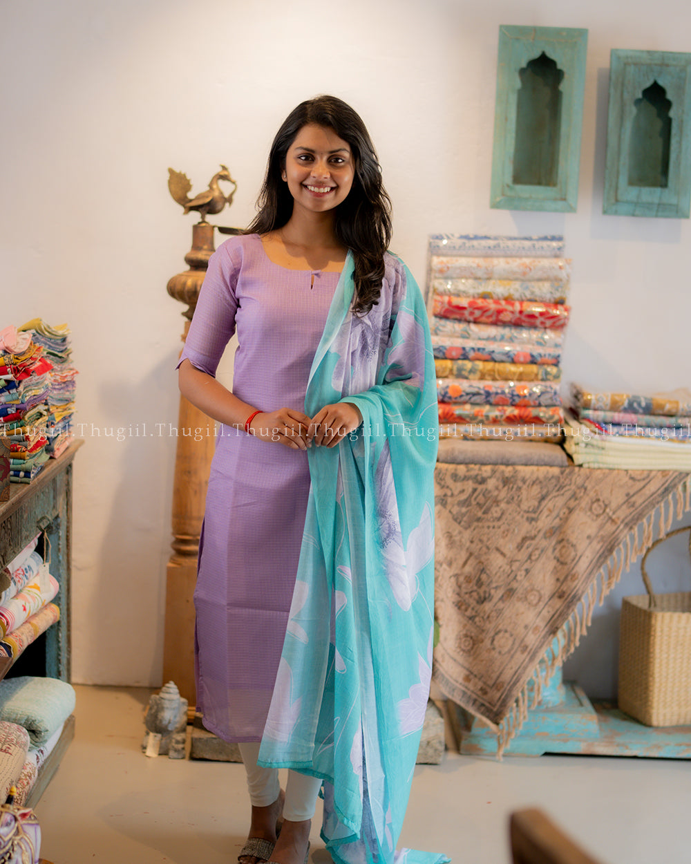 T350 Ritu - Kurta Set (Top-Dupatta)