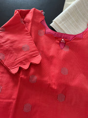 AS090 Butter Silk Kurta Set (Top dupatta pant )