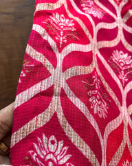 T194 Luxe Red Silk Kurta