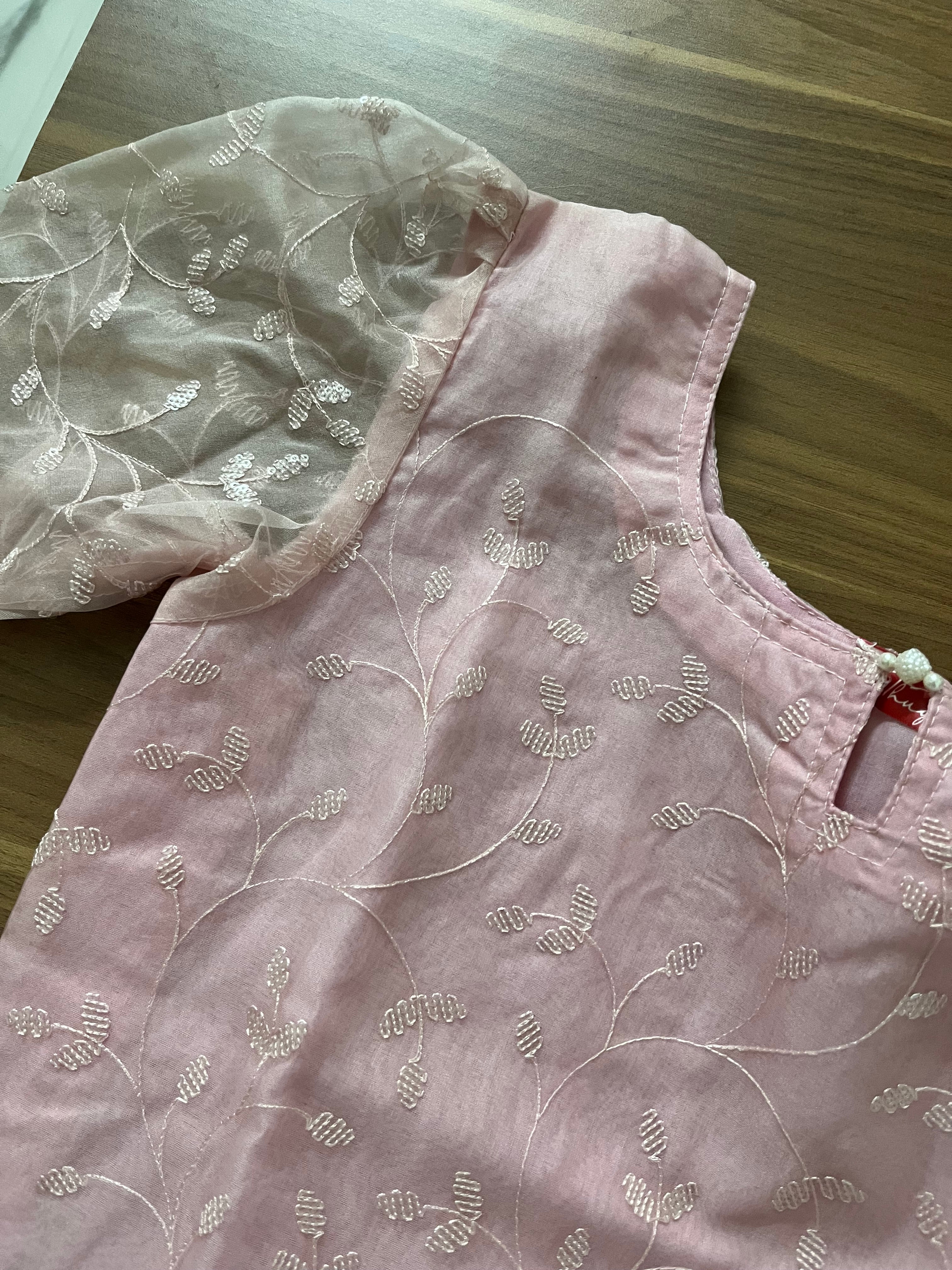 AS159 Organza Kurta