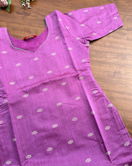 T238 Orchid Silk Kurta Set