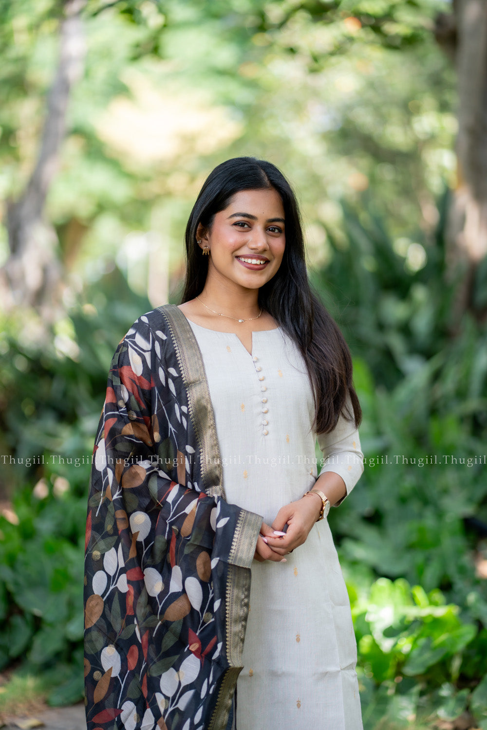 T505 Ridhi ( Grey ) - Kurta Set