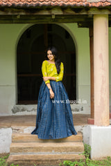 T479 Maanya (Blue) - Top & Skirt / Maxi