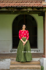 T480 Maanya (Green) - Top & Skirt / Maxi