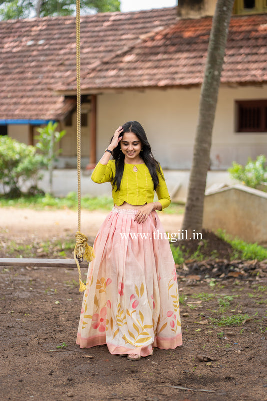 T394 Aarvi - Top & Skirt