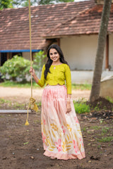 T394 Aarvi - Top & Skirt