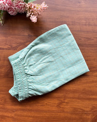 T263 Icy Mint Edit Kurta Set (Pre order 15 days)