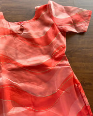 T186 Fanta Organza Kurta