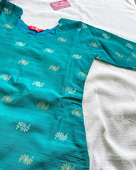 T066 Premium raw silk kurta set